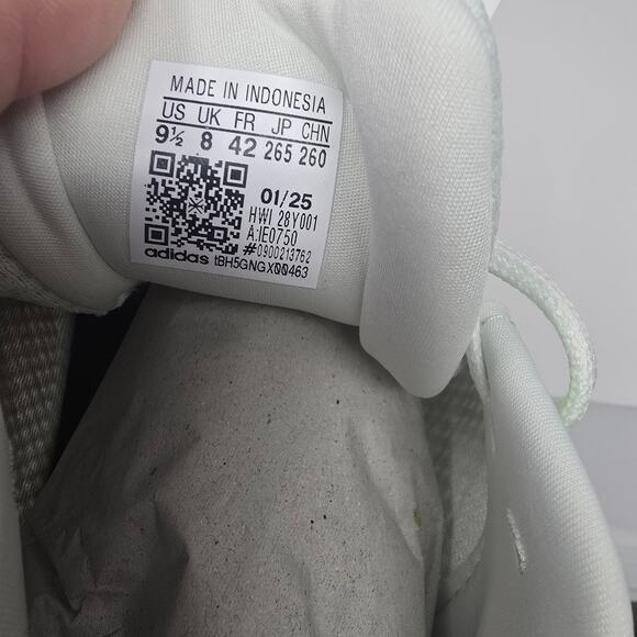 Adidas Running Shoe Runfalcon 3.0 - Zero Metallic/Green Spark Women Size 9.5 - Picture 8 of 10